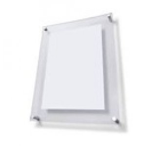 Antyrama na dystansach z plexi (na format B1)