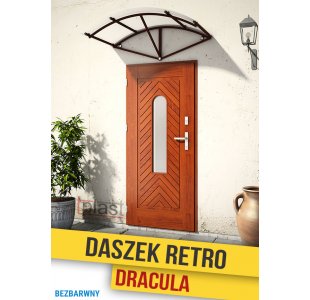 Daszek nad drzwi retro Dracula 150x90cm