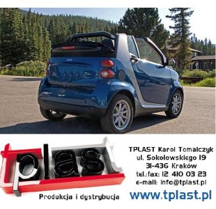 Szyba cabrio miękka do MERCEDES Smart 34 x 100 cm (SSC014)