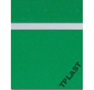 Laminat grawerski TPLAST LYS-7002 1200 mm x 600 mm gr. 1,35 mm ZIELONO-BIAŁY (RLT012)