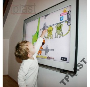 Osłona na telewizor 55", LCD, Kraków, zabezpieczenie ekranu TV plexi (STV011)