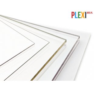 Płyta plexi  (PMMA) bezbarwna różne grubości NA WYMIAR/m2