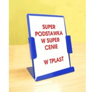 Stojak podajnik na ulotki A4 z bokami zabezpieczającymi SP1 pion długoterminowy (RPP001)