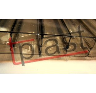 Poliwęglan 1 - komorowy gr. 10 mm x 2100 x 6000 brąz dymiony (PC10BR03) 