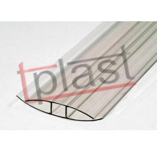 Profil PC-H16 bezbarwny "H" łączący do płyt o grubości 16mm, długość 3m (POH010)