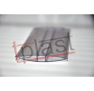 Profil PC-H04 bezbarwny "H" łączący do płyt o grubości 4mm, długość 3m (POH006)
