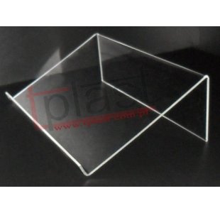 Stojak pod TABLET z plexi gr. 2 mm bezbarwna 28 x 19 cm (RSP013)