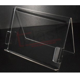 Stojak pod TABLET z plexi gr. 2 mm bezbarwna 17x14,5 cm PION (RSP016)