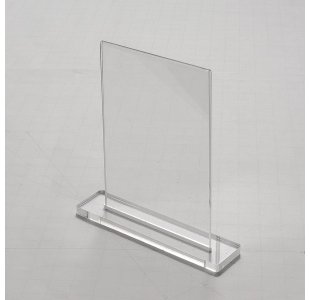 Stojak informacyjny A5 typ MENU z podstawką AKRYL PION plexi (RSM020)