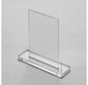 Stojak informacyjny A6 typ MENU z podstawką AKRYL PION plexi (RSM023)