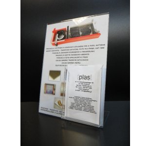Stojak informacyjny typ "L" A4 + A5 długoterminowy S3 PU PION (RSL021)