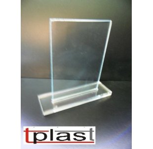 Stojak informacyjny A6 typ MENU z podstawką AKRYL POZIOM plexi (RSM024)