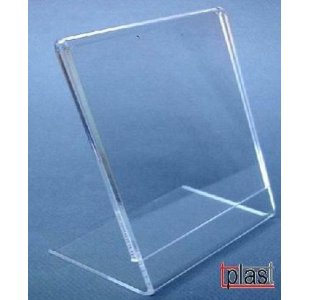Stojak informacyjny typ "L" A5 długoterminowy plexi S4 POZIOM (RSL026)