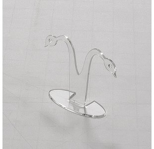 Stojak na kolczyki "łabędź" L70 35x60; wys.70 mm (RSK004)