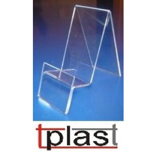 Stojak pod telefon z dodatkowym miejscem na opis lub cenę TO1 wymiary: 80 x 35 x 90 mm PION (RST005)