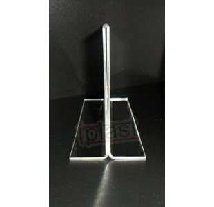 Stojak typ MENU 1/3 A4 DL OMEGA S5 POZIOM długoterminowy plexi (RSM013)