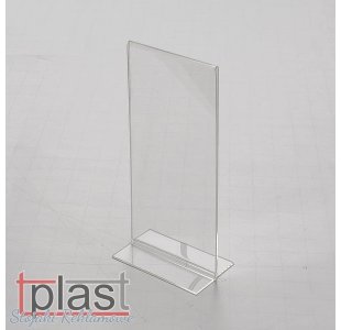 Stojak typ MENU 1/3 A4 DL OMEGA S5 PION długoterminowy plexi (RSM012)