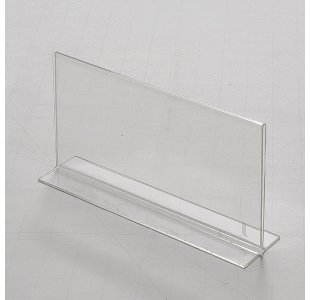 Stojak typ MENU 1/3 A4 DL OMEGA S5 POZIOM długoterminowy plexi (RSM013)
