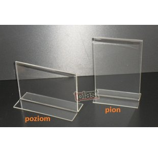 Stojak typ MENU A6 OMEGA S5 POZIOM długoterminowy plexi (RSM011)