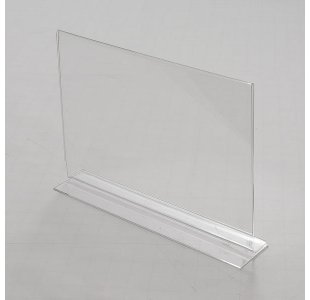 STOJAK typ T 21x29,7 cm A4 z plexi POZIOM menu długoterminowy (RSM032)