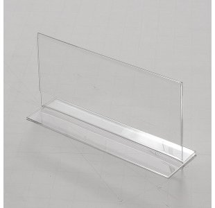 STOJAK typ T 9,9x21 cm 1/3 A4 (DL) z plexi POZIOM menu długoterminowy (RSM033)