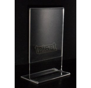STOJAK typ T 21x29,7 cm A4 z plexi PION menu długotermiowy (RSM027)