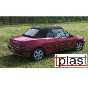 Szyba cabrio miękka o wymiarach 50 x 100 cm do PEUGEOT 306 CABRIO (SSC002)